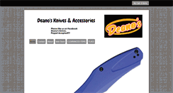 Desktop Screenshot of deanosknives.com